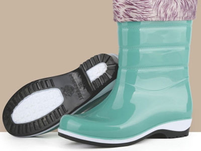 Three Color PVC Rain Boots